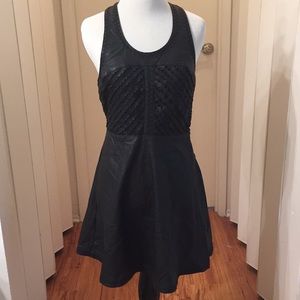 Free People Faux Leather Dress